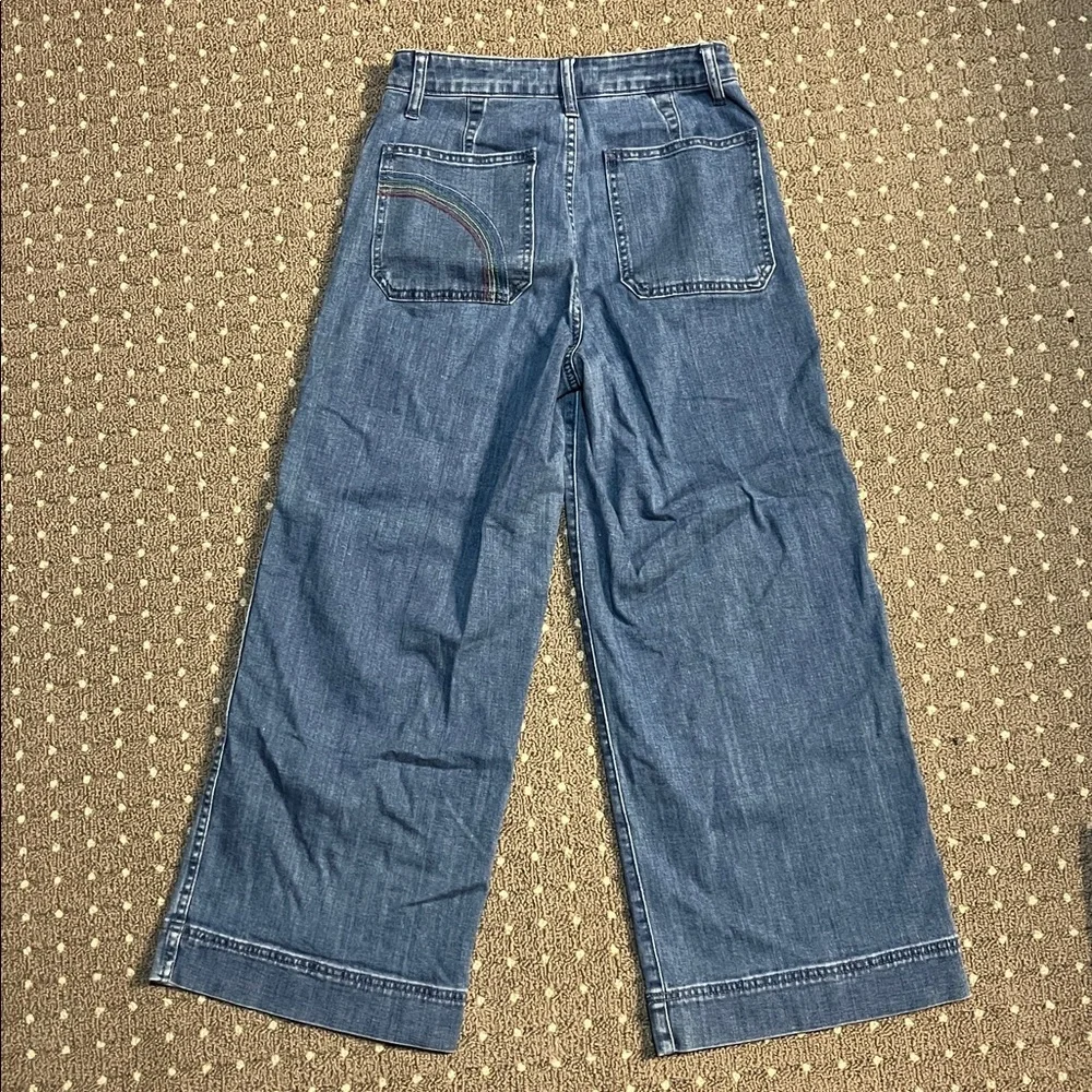Madewell jeans with rainbow stitching | size 26 - Picture 3 of 4